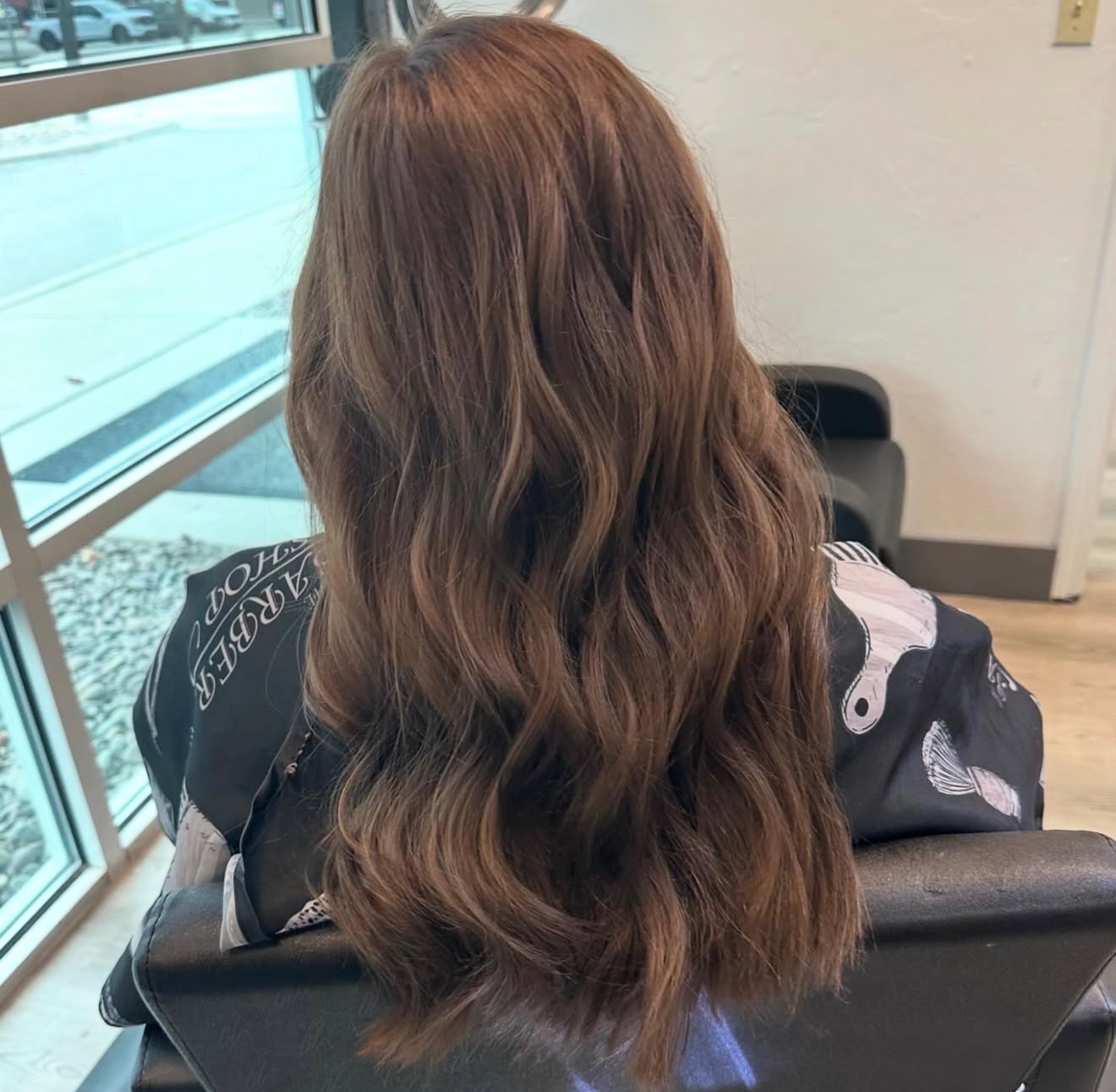 Professional hair color work example