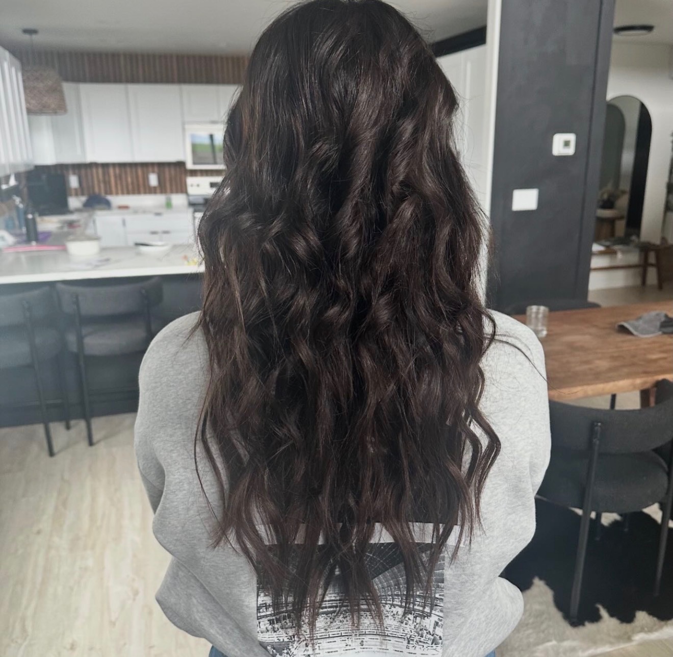 Hair extensions result